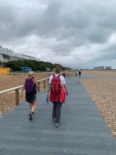 This is how shingle walking should be done!